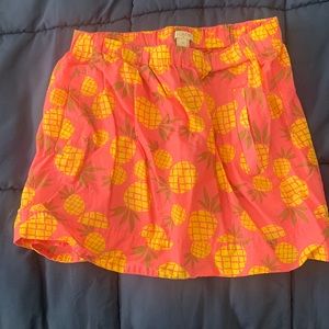 J crew pineapple skirt with pockets. XS